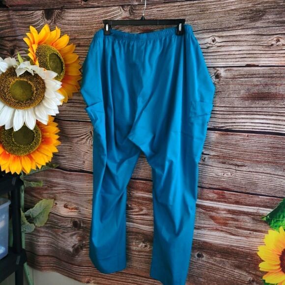 Cherokee workwear pants Women's 5XL teal NWT - Picture 2 of 7